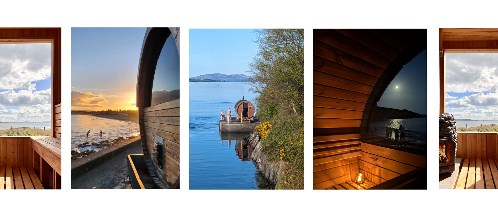 Seaside sauna